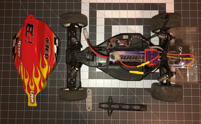RC Team Associated B4 Buggy-Battery Bracket