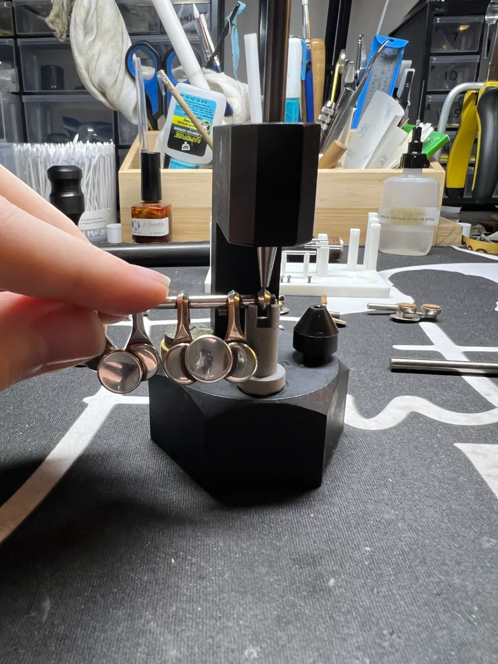 Pin Block Build Piccolo Pin Block Anvils - JLS Pin Block by Flute Doc - MakerWorld