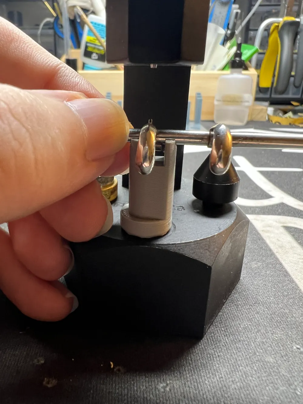 Pin Block Build Piccolo Pin Block Anvils - JLS Pin Block by Flute Doc - MakerWorld