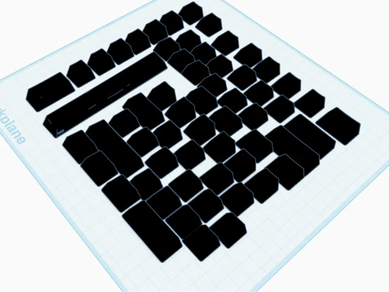 Blank Keycaps