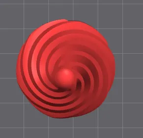 Spiral Fidget two piece