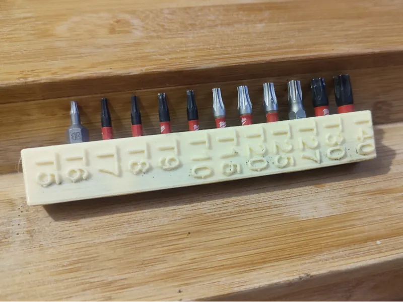 Hex bit holder torx holder magnet organizer