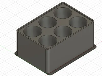 6 x 30mm glue stick holder