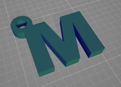 M Keychain