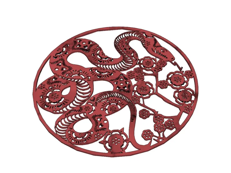 Snake Year Spring Festival Decoration
