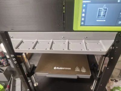 Flashforge AD5M Gridfinity Based Enclosure Shelf