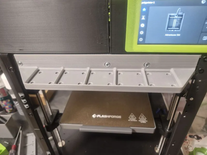 Flashforge AD5M Gridfinity Based Enclosure Shelf