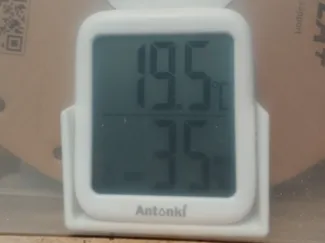 Halterung Thermometer für Filamentbox