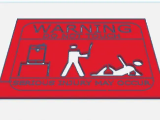 Do Not Touch in my printer For Spray Paint