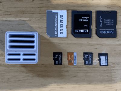 Gridfinity Rugged Insert - SD Card & Micro SD Card