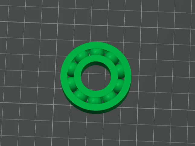 Working ball bearing