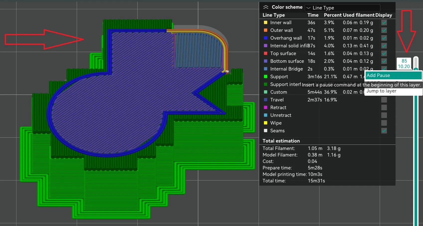 Permanent Marker Support Interface Layer - Free 3D Print Model - MakerWorld