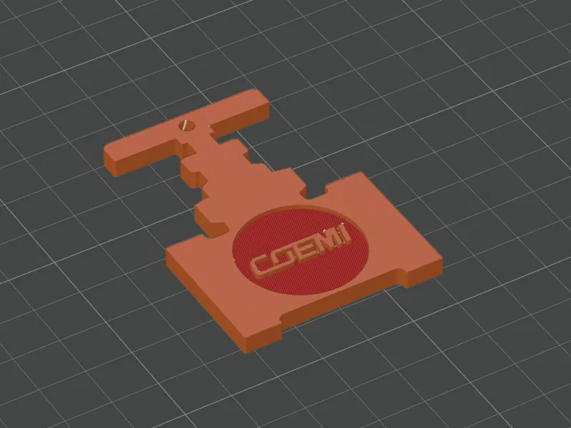 NFC Keychain COEMI Industrial Valve