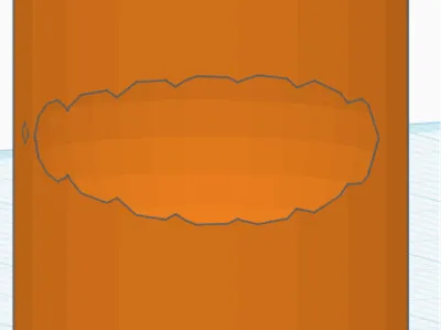 Snack holder with mouth