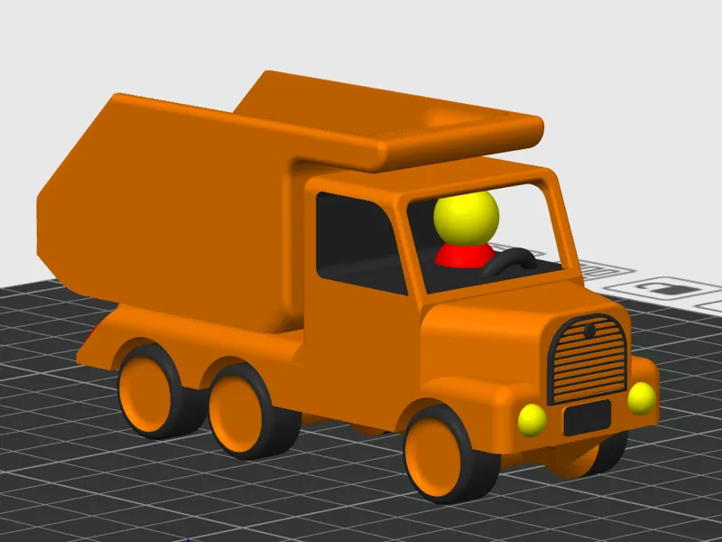 Children's toy: Dump truck