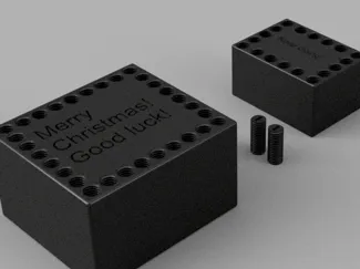 Annoying christmas gift box 48 Screws