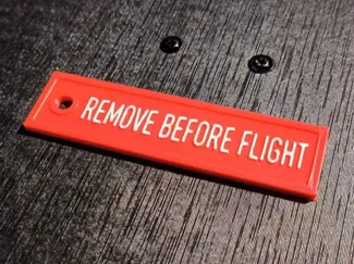 【REMOVE BEFORE FLIGHT】钥匙扣