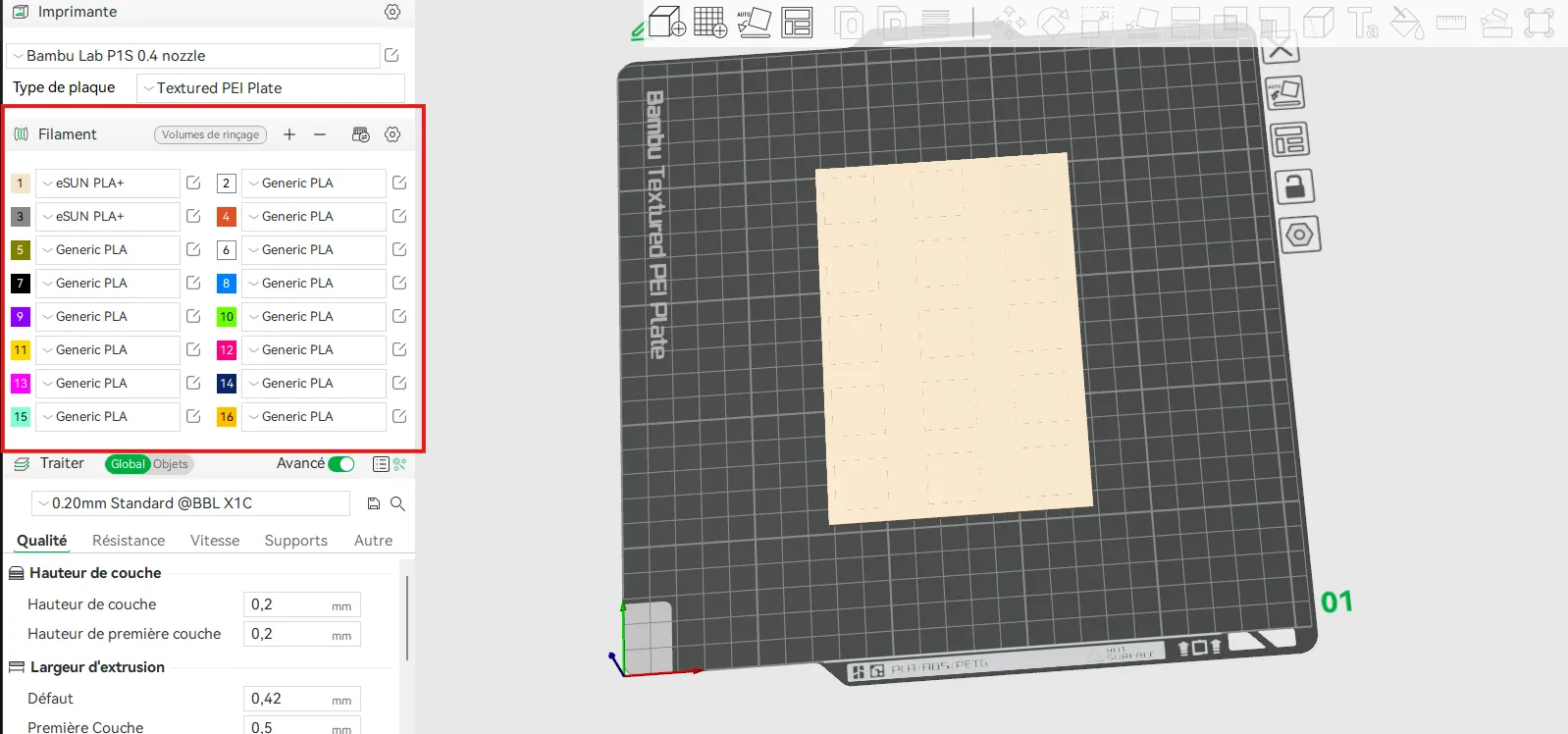 Test 16 colors with only 1 AMS - Free 3D Print Model - MakerWorld