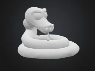 Snake Sculpture (Phone holder)