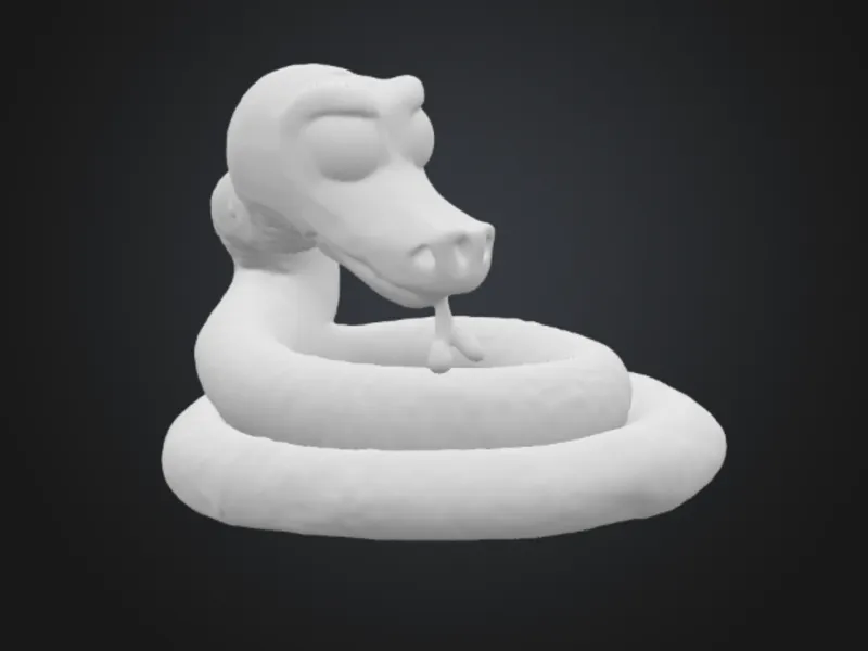 Snake Sculpture (Phone holder)