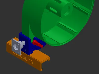 Ender 3 V3 CUE Inspired Spool holder w Dry box