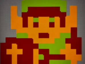 8bit link puzzle