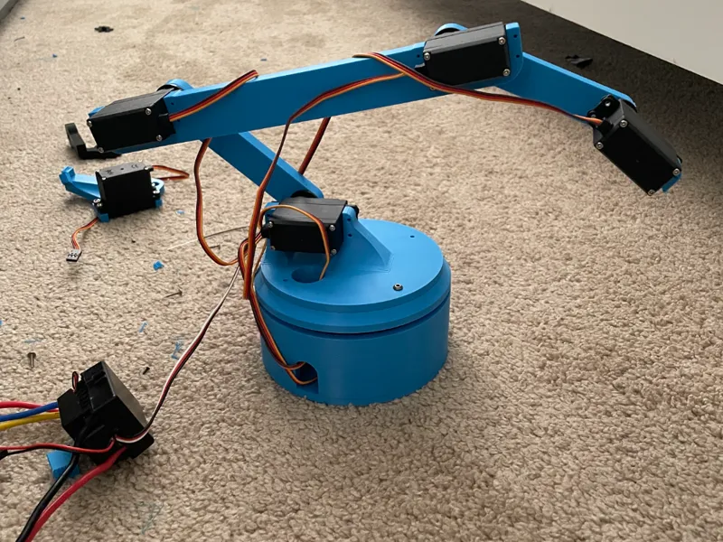 Arduino MG996r arm