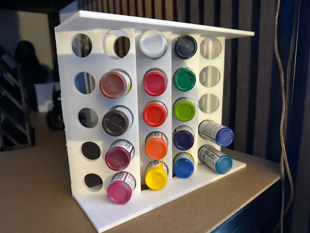 17ml Paint Rack for AK Interactive - Free 3D Print Model - MakerWorld