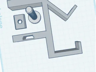 Headset and controller hook with screw