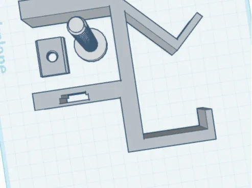 Headset and controller hook with screw
