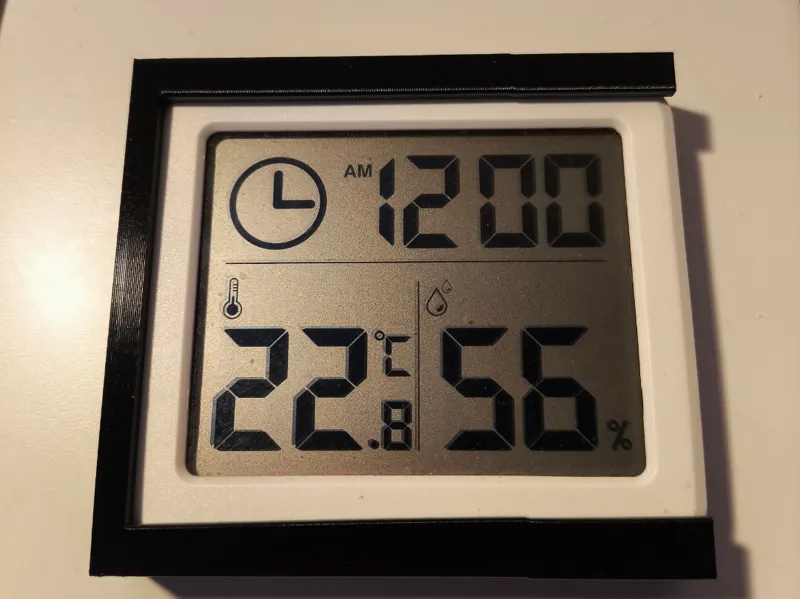 Support thermohygromètre automatique