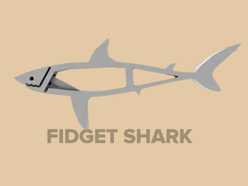 Fidget Shark [Print in Place]