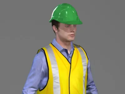 Construction worker site