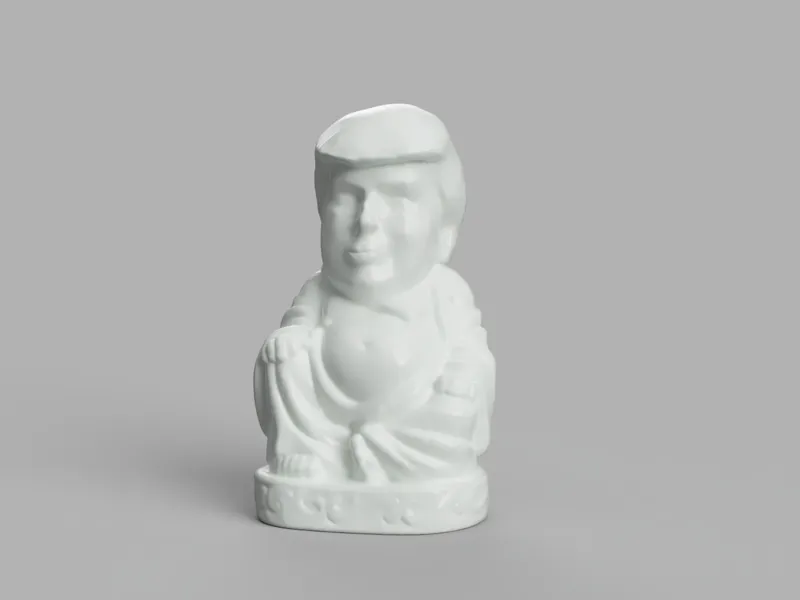 Trump Buddha Figure