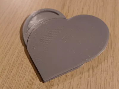 paired Heart Coaster