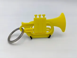 Baritone keychain with working valves