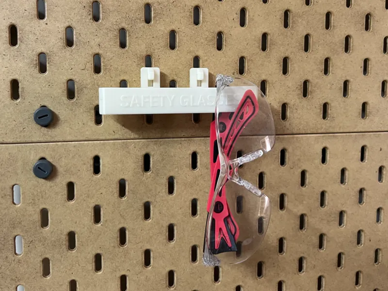 Ikea Skadis Safety Glasses Holder