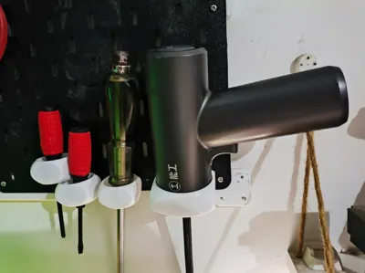 Electric Screwdriver Holder - IKEA Pegboard