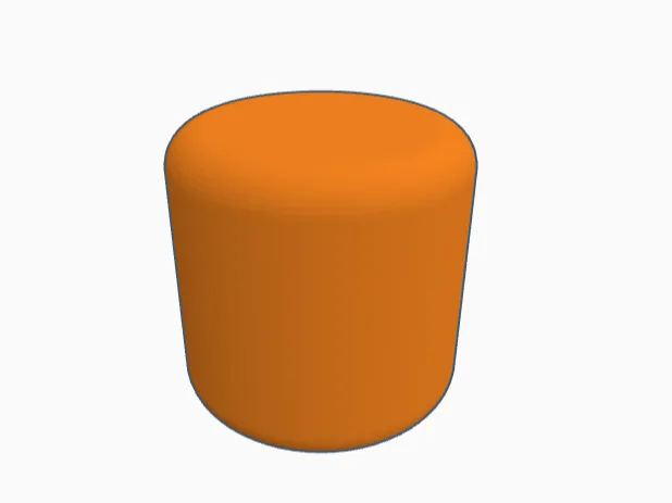 cylinder with rounded edges