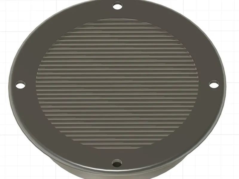 Light proof air intake for growbox