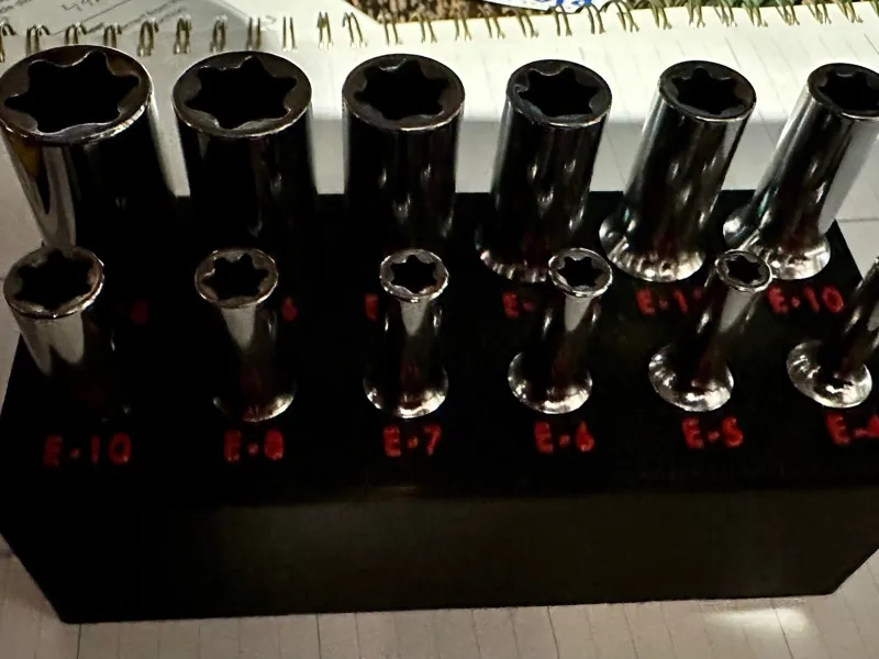 Icon E Sockets for 3/8 and 1/4 sets