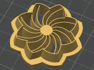 Geometric Flower Clay Cutter