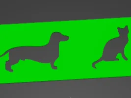 Dachshund bookmark