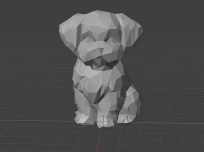 Low poly Cute Maltese Dog Inspiration