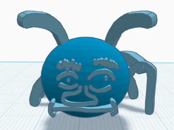 Old Ant with cane