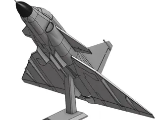 Saab 37 Viggen desktop model 1/72