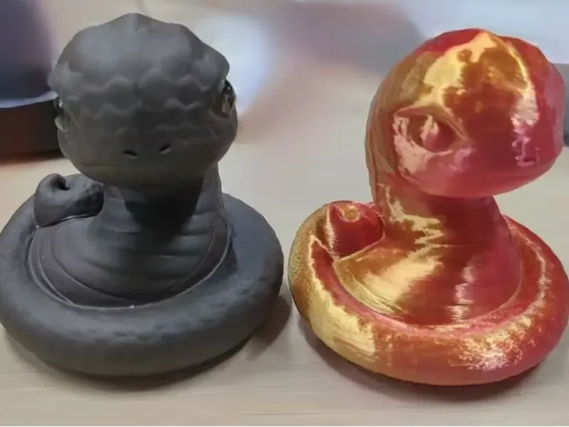 蛇摆件