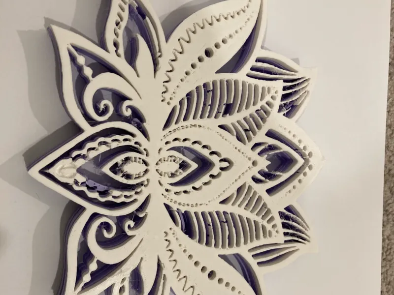 lotus flower 3d print