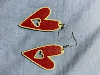 HEART SHAPED EARINGS