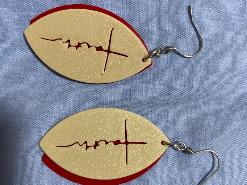Faith Christian earings. 